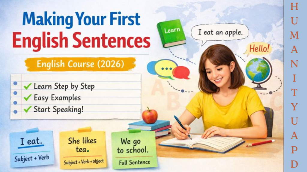 Making Your First English Sentences