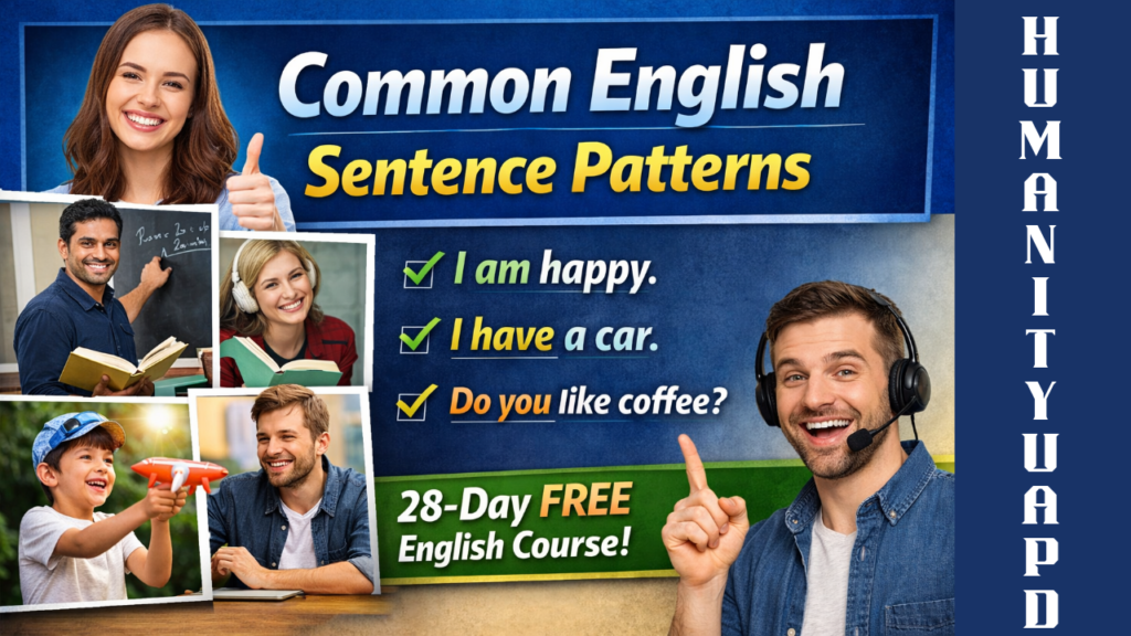 Common English Sentence Patterns