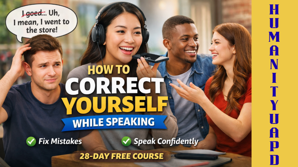 How to Correct Yourself While Speaking