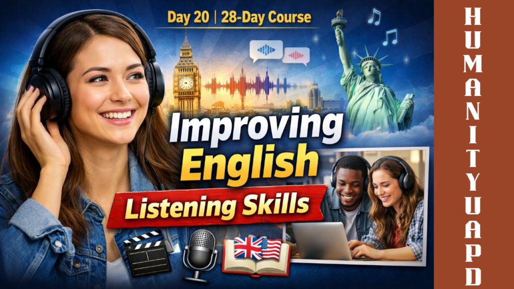 Improving English Listening Skills | Day 20 | 28-day Course 1 Improving English Listening Skills