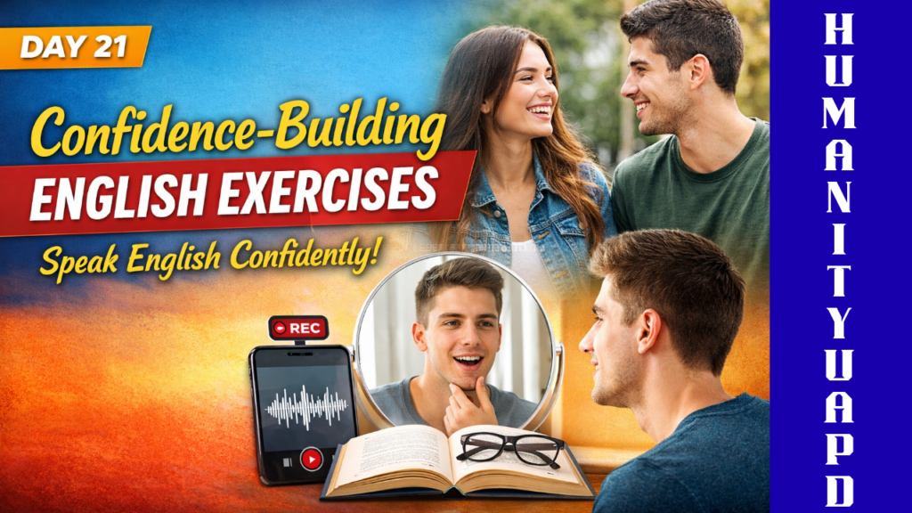Confidence-Building English Exercises | Day 21 | Free Course 1 Confidence-Building English Exercises