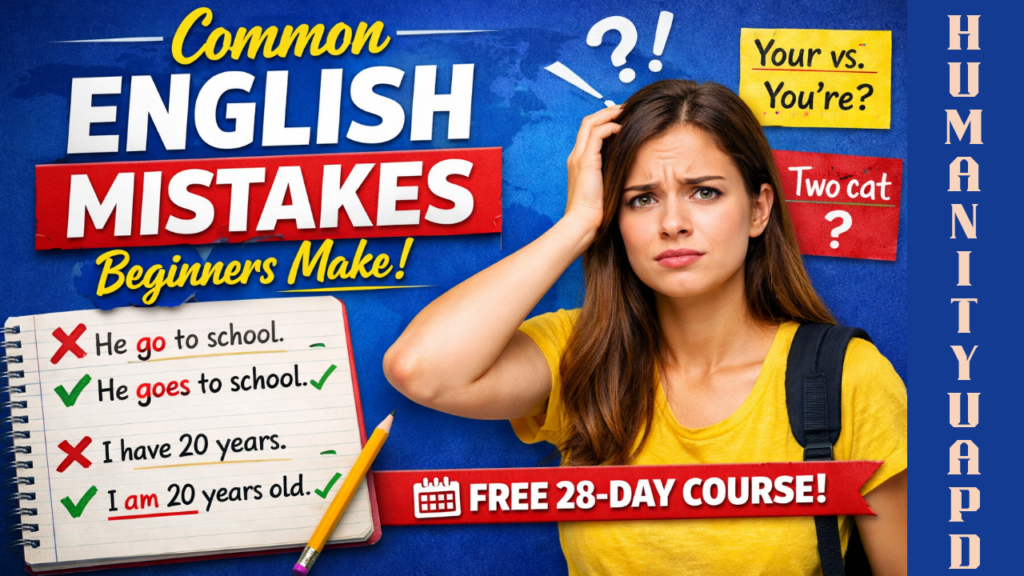 Common English Mistakes Beginners Make