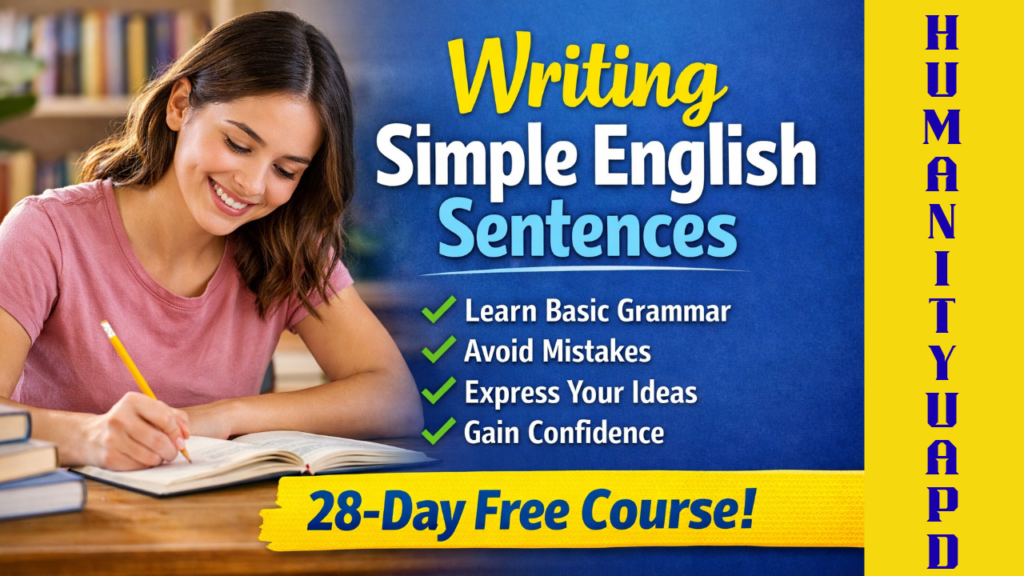 Writing Simple English Sentences