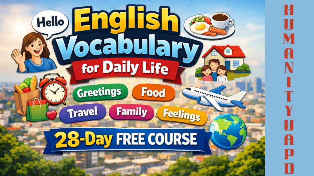 English Vocabulary for Daily Life